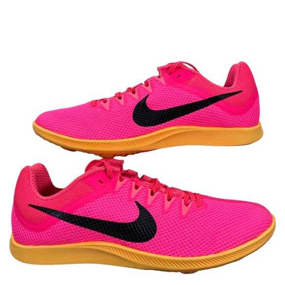 Nike Zoom Rival Hyper Pink Laser Orange Running Spikes Size